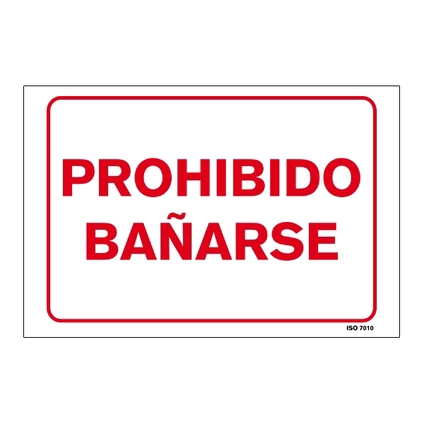 Señal de prohibición en PVC 210 x 297 mm_699072276