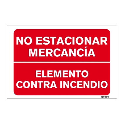 Señal de prohibición en PVC 210 x 297 mm_699072278