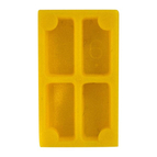 CALE DE VITRAGE JAUNE 18X2 MM_03071186