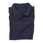 POLO M/COURTES TECHNIC BLEU MARINE/ROUGE S_680106