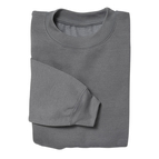 SWEAT COL ROND GRIS PLOMB S_680431