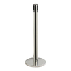 Barre séparation avec rubant rétractable noir inox_690637